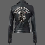 Blouson Sons of Anarchy pour femme - Noir / XXXL - blouson