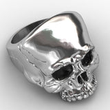 Bague tête de mort Johnny Hallyday pour homme