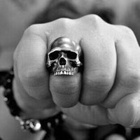 Bague tête de mort Johnny Hallyday pour homme