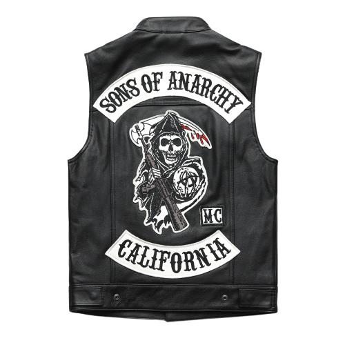 Blouson Sons of Anarchy en cuir véritable