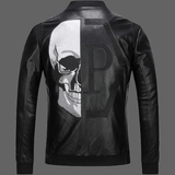 Blouson moderne tête de mort - Noir / L - blouson