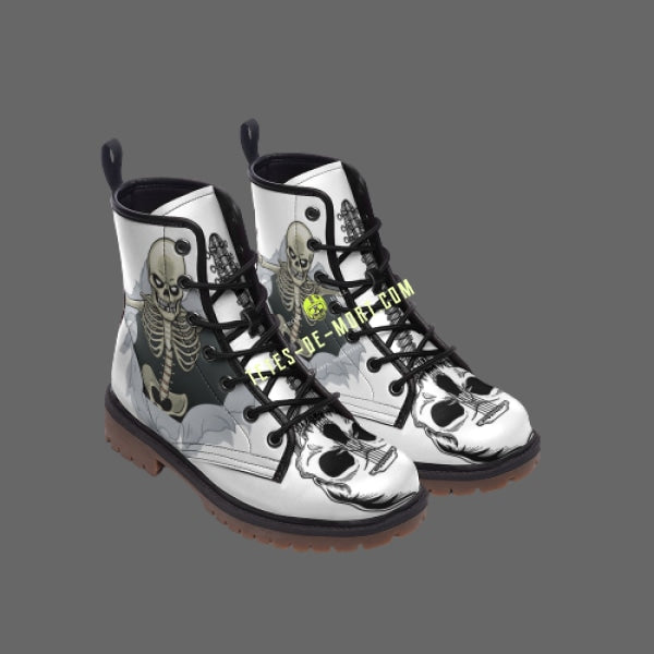 Boots Faucheuse guitariste - 36 / Noir et blanc - Chaussures