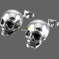 Boucles d’oreille tête de mort crane - Boucle d oreille