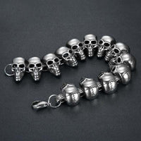 Bracelet skull en acier - Bracelet