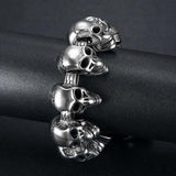 Bracelet skull en acier - Bracelet