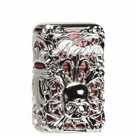 Briquet Crane design - Argent rouge - Briquet