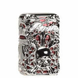 Briquet Crane design - Argent rouge - Briquet