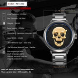 Montre tête de mort + Bracelet pour homme - montre