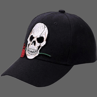 Casquette Skull Rose - Noir / 56-60cm - Casquette