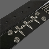 Ceinture cuir skull - Ceinture