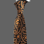 Cravate tête de mort design homme - Doree - Cravate
