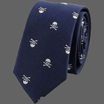 Cravate tête de mort discrète - 06 - Cravate