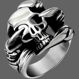 Bague Tete de mort griffe