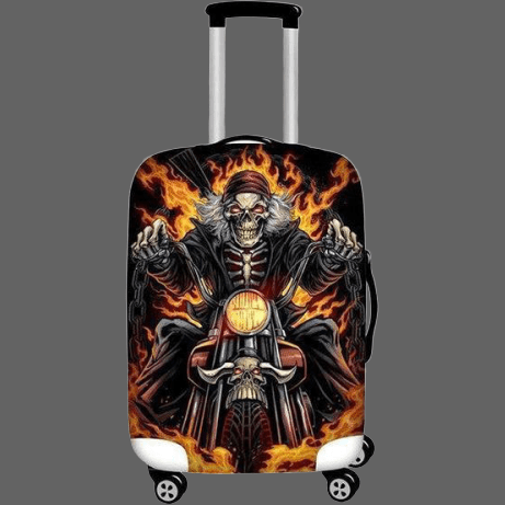Housse de Valise Tête de mort Biker - S - Housse Valise