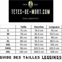 Leggings tête de mort sexy - legging