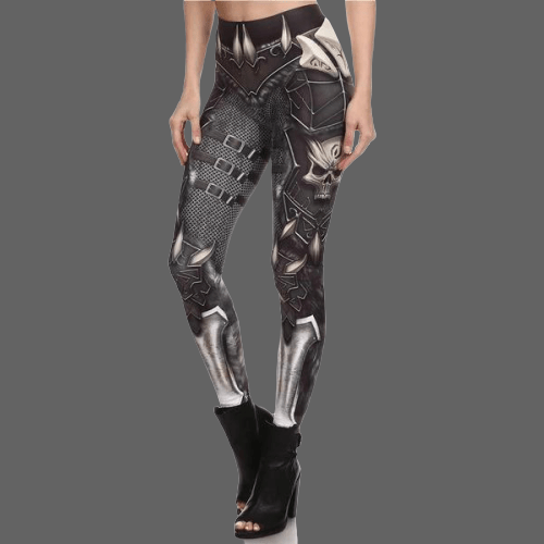 Leggings T te de mort trompe l oeil original