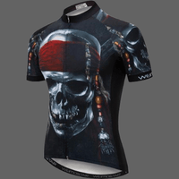 Maillot cycliste pirate tete de mort homme - CD5186 / XXXL -