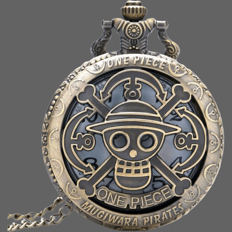 Montre à gousset Pirate en bronze - montre