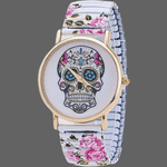 Montre créative tete de mort mexicaine - montre