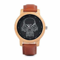 Montre Punisher en Bamboo - P24-2 - montre