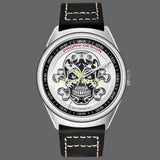 Montre tête de mort de luxe Pagani design - Blanc - montre