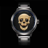 Montre tête de mort de luxe Pagani - Or - montre