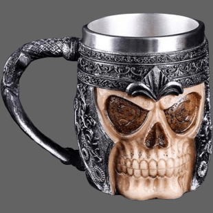 Mugs en relief tete de mort 400ml - Mug