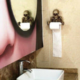Porte papier toilette tête de mort - Porte papier toilette