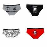 Lot de 4 Pandies tête de mort - set 19 / One Size / 4pcs