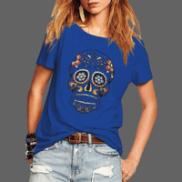 T-shirt crane en sucre - Bleu / XL - T-shirt