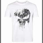 T-shirt Punisher Skull pour homme - Blanc / S - T-shirt