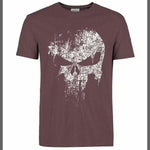 T-shirt Punisher Skull pour homme - Marron / S - T-shirt