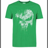 T-shirt Punisher Skull pour homme - Vert / S - T-shirt