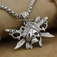 Collier Pirate en argent - Collier