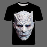 T-shirt Tête de mort marcheur blanc - XXXL - T-shirt