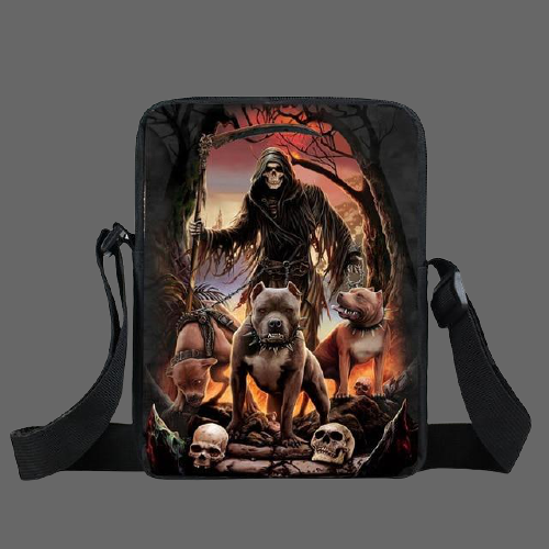 Sac besace Faucheuse et Pitbull - Sac