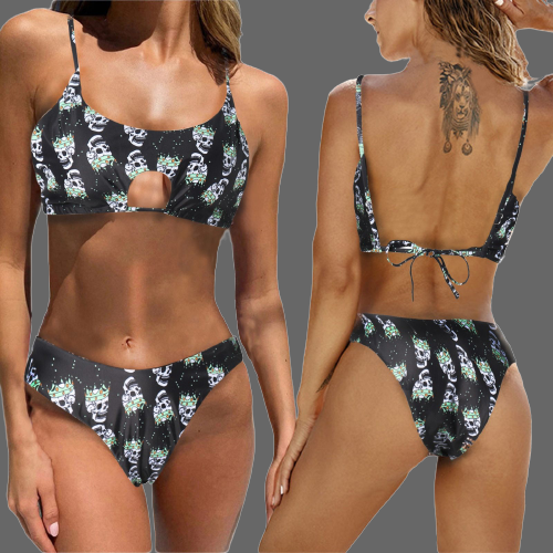 Maillot de bain sexy tête de mort - Maillot de bain