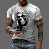 T-shirt Skull en relief