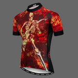 Maillot cycliste squelette guitariste - 4XL - Maillot velo