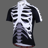 T-shirt cyclisme squelette - Blanc / 3XL - Maillot velo