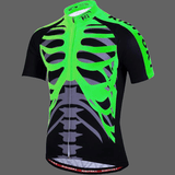 T-shirt cyclisme squelette - Vert / 3XL - Maillot velo