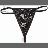 Robe bustier tête de mort + string assorti - robe