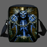 Sac besace Tête de mort chaines - Sac