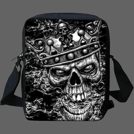 Sac besace Tête de mort King - Sac