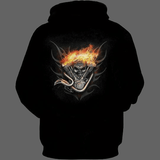 Sweat biker roue en feu - Sweat