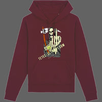 Sweat La Faucheuse Doigt d’honneur - Bordeaux / XS - Sweat