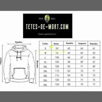 Sweat-Shirt tête de mort ailée pour femme - Sweat