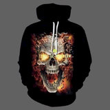 Sweat tête de mort explosive - L - Sweat