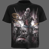 T-shirt homme batteur tête de mort - 4XL - T-shirt