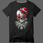 T-shirt homme Tetes de mort Clown - S / Noir - T-shirt